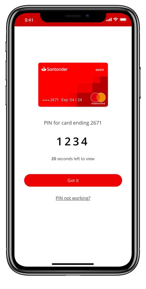 contactless bank cards santander|Santander change pin.